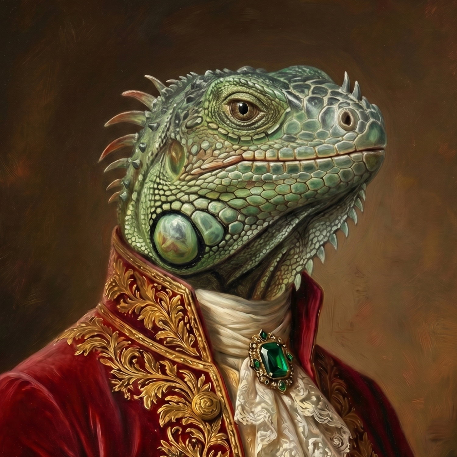 Noble & Wild Royal Reptile Collection (Framed Print)